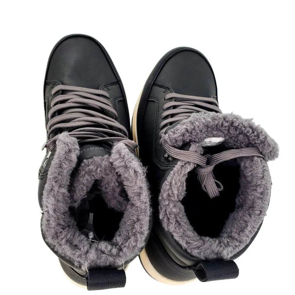 Weatherproof 10 Winter Boots Mens Logjam Shearling Lace-up Outdoor Snow Shoes